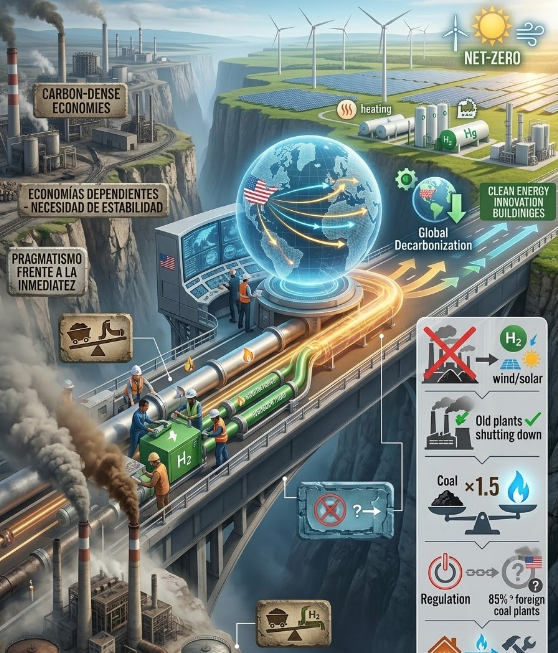 Descarbonización real mediante la sustitución de combustibles.