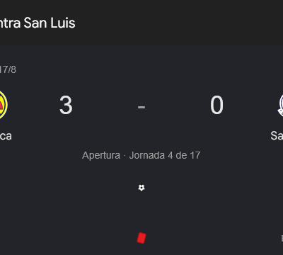 América golea 3-0 al Atlético de San Luis y retoma el liderato